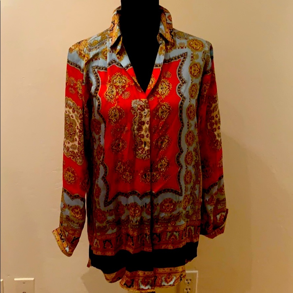 Zara silk suit